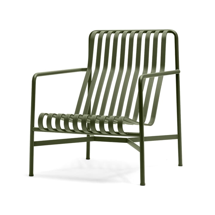 Palissade High lounge chair - Olive - HAY