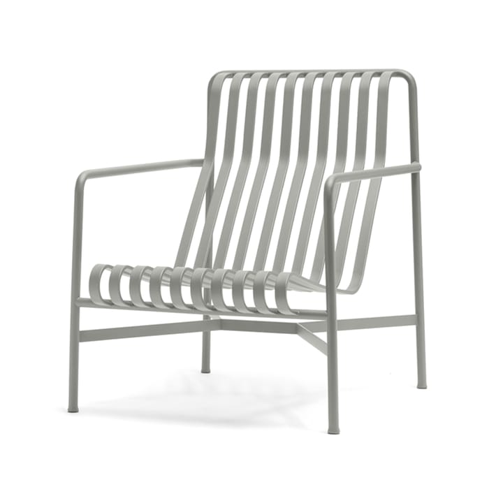 Palissade High lounge chair - Sky grey - HAY