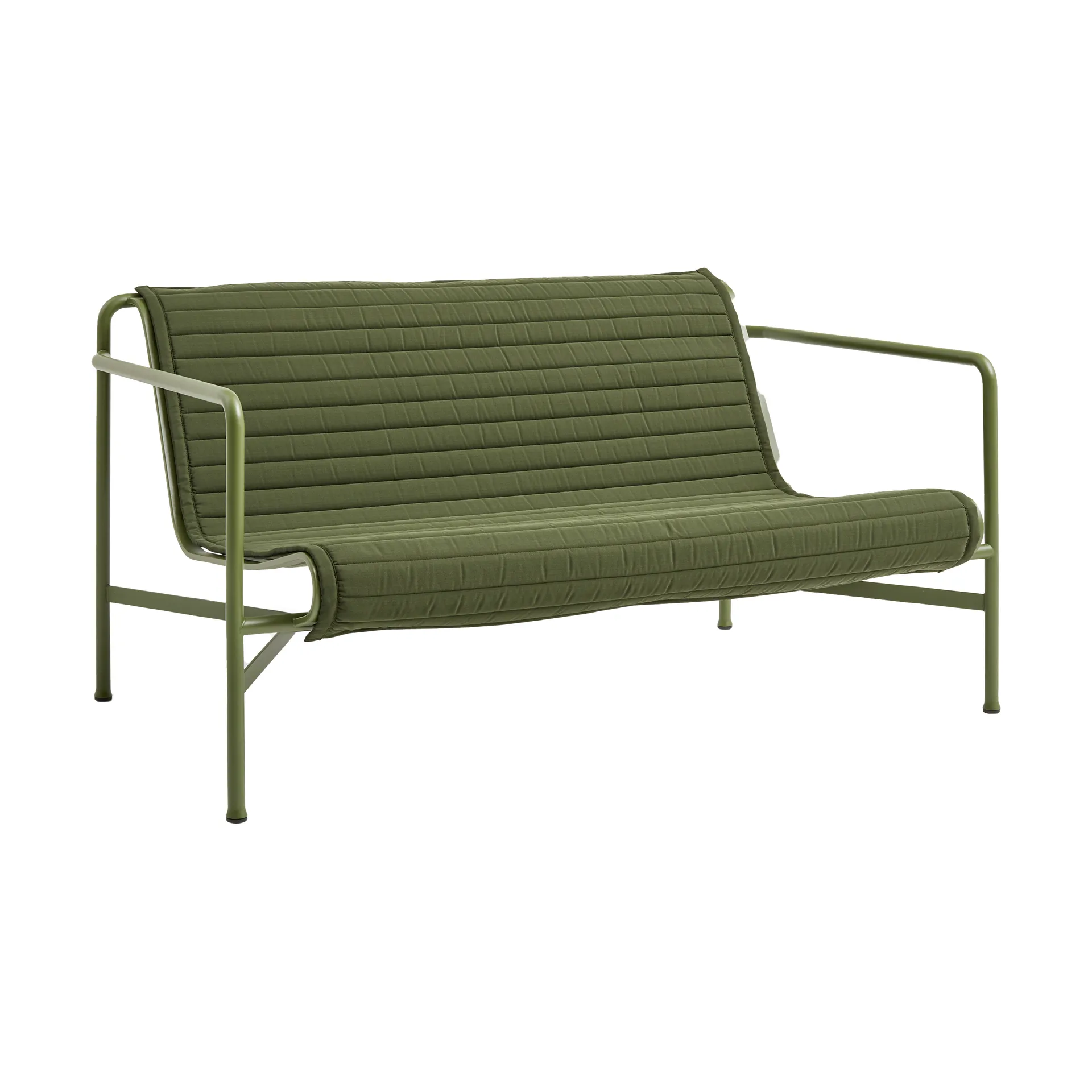 Palissade Lounge Quilted sofa cushion, Olive, for lounge sofa HAY