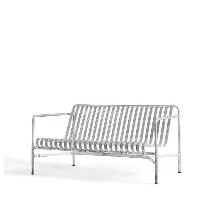 Palissade lounge sofa - Hot galvanized - HAY