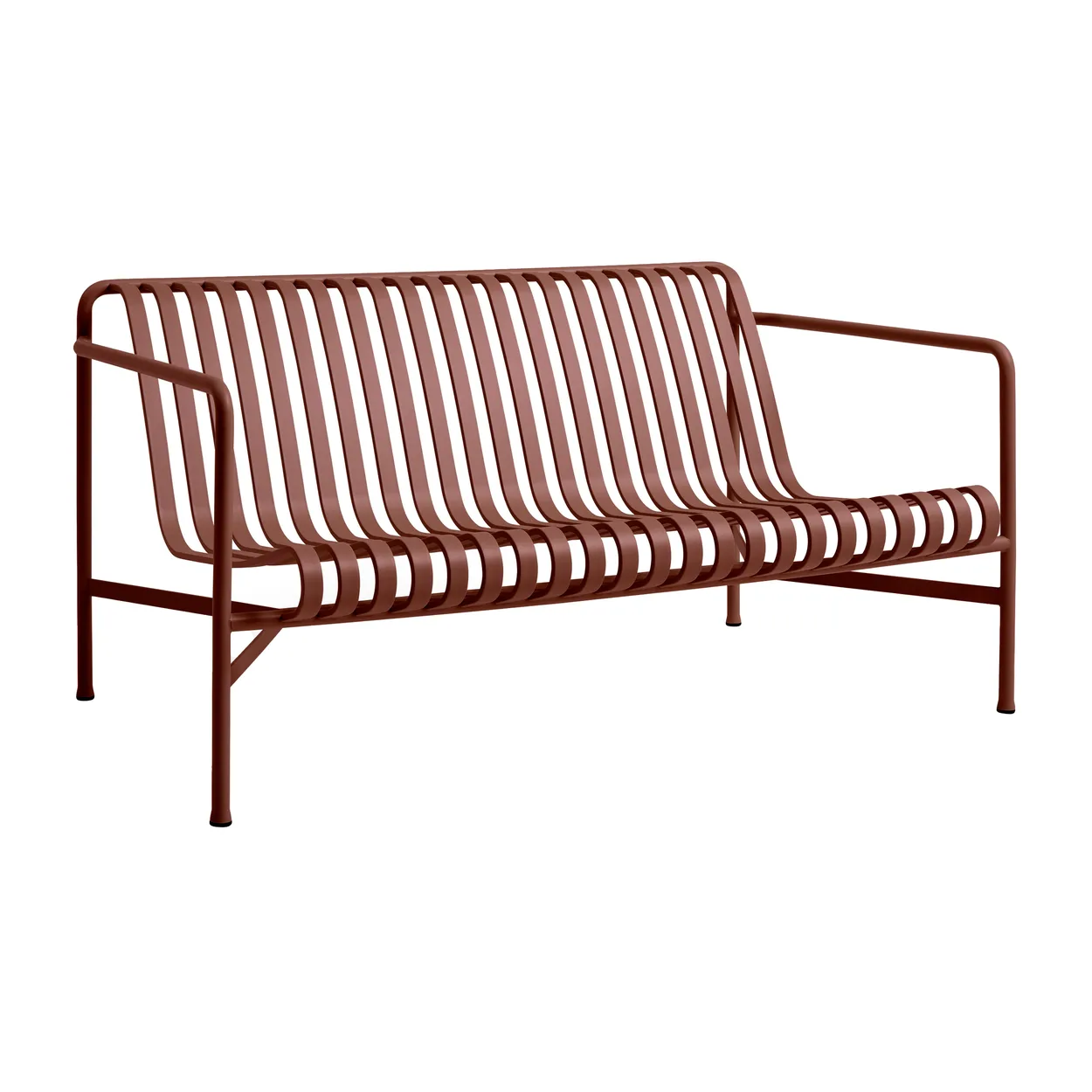 HAY Palissade lounge sofa Iron red | Scandinavian Design | Red