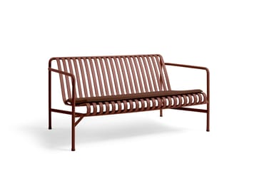 Palissade lounge sofa - Iron red - HAY