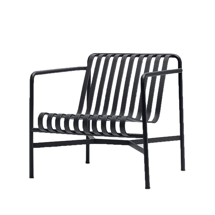 Palissade Low lounge chair - Anthracite - HAY