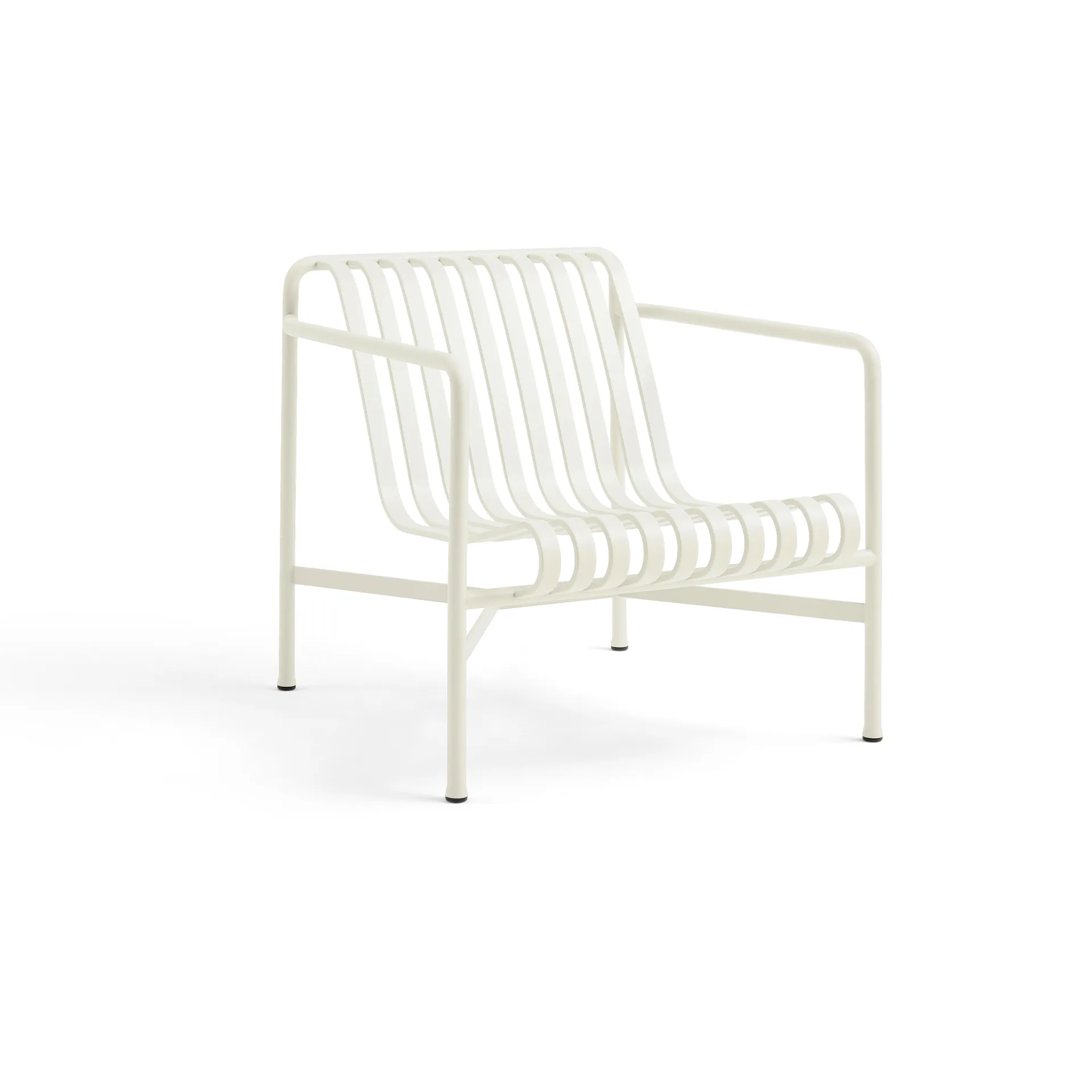 Palissade Low lounge chair, Cream white HAY