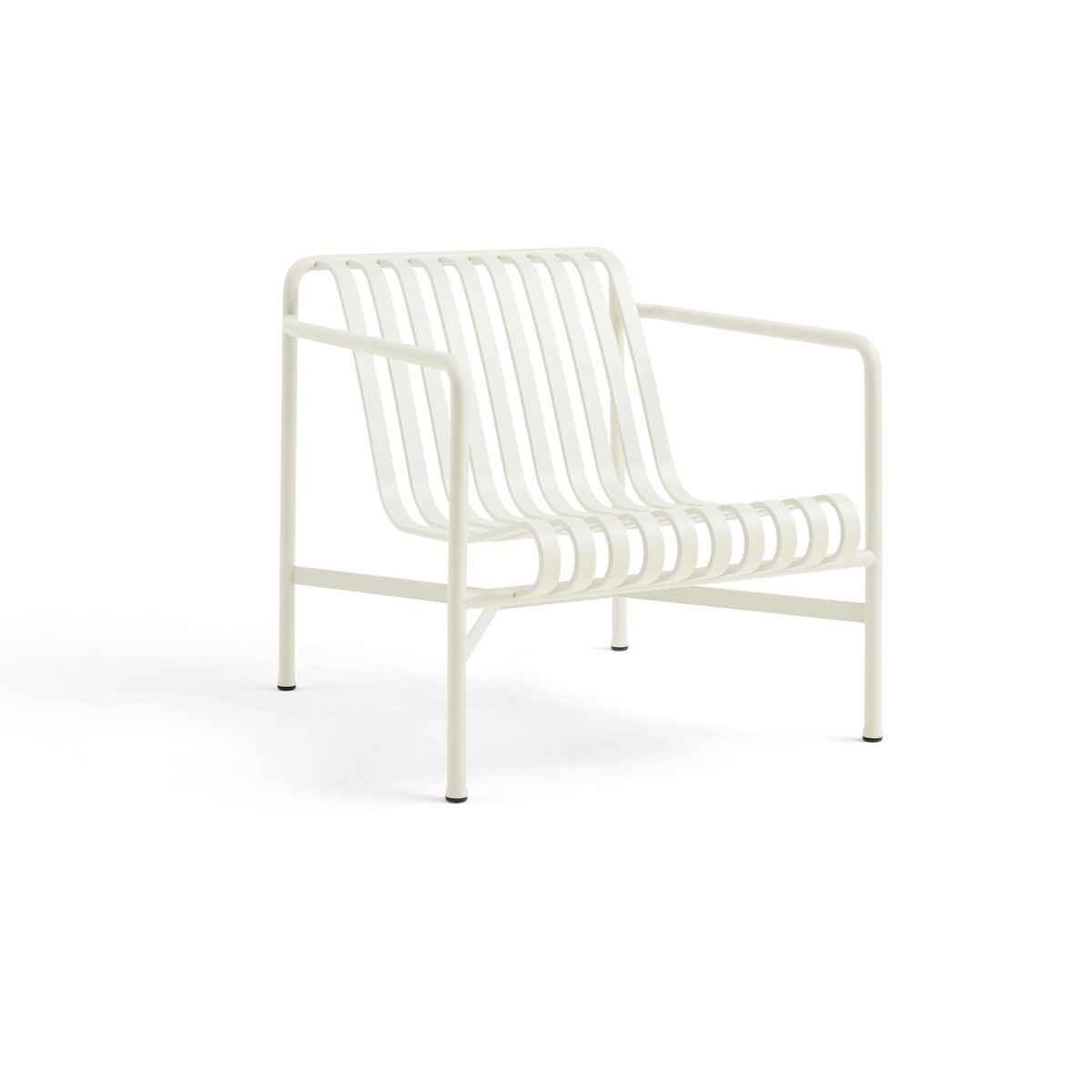 HAY Palissade Low lounge chair Cream white | Scandinavian Design | Garden chairs | White