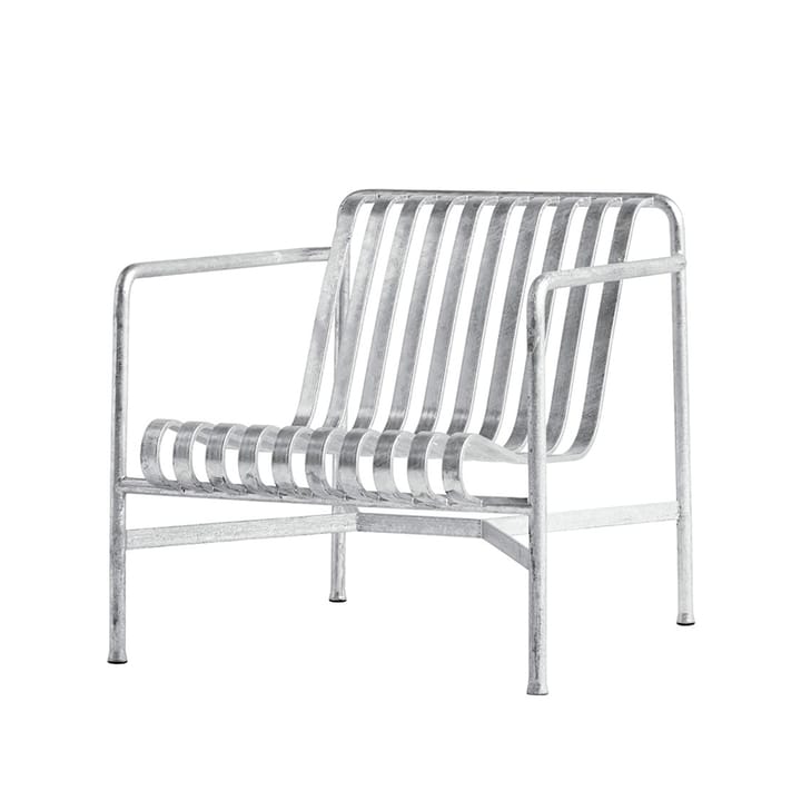 Palissade Low lounge chair - Hot galvanized - HAY
