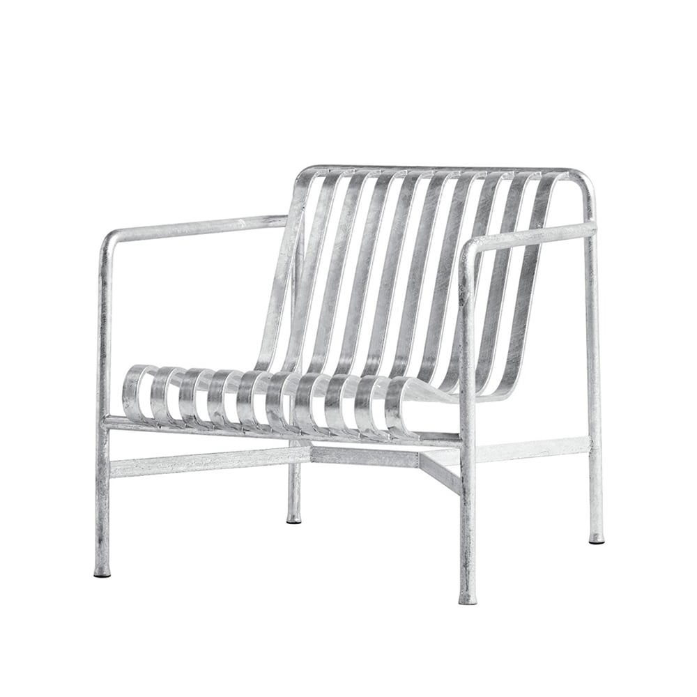 HAY Palissade Low lounge chair Hot galvanized