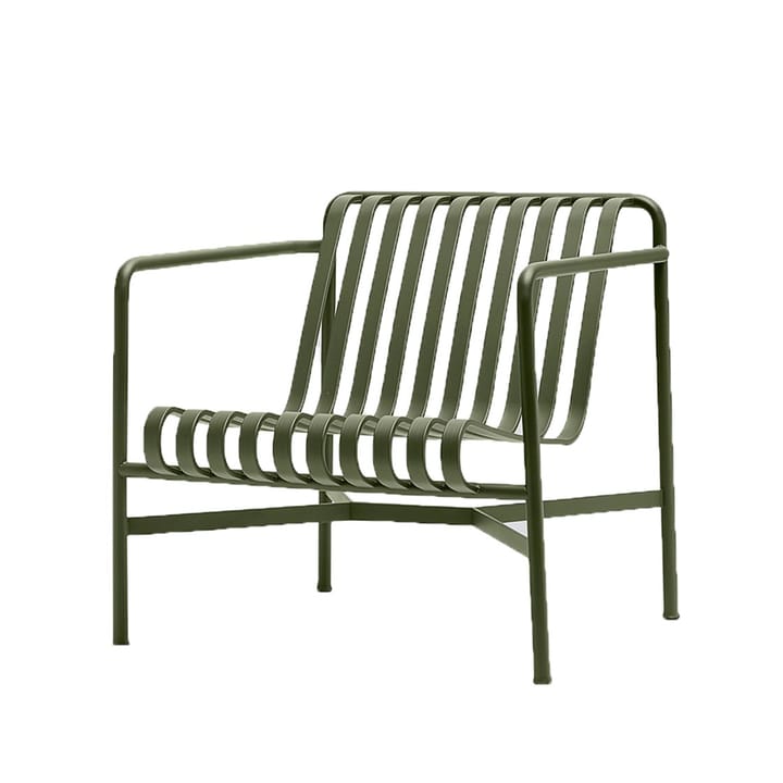 Palissade Low lounge chair - Olive - HAY