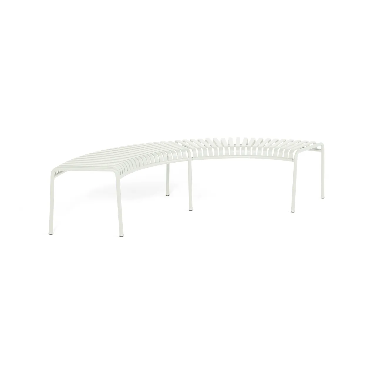 HAY Palissade park bench Cream white | Scandinavian Design | White