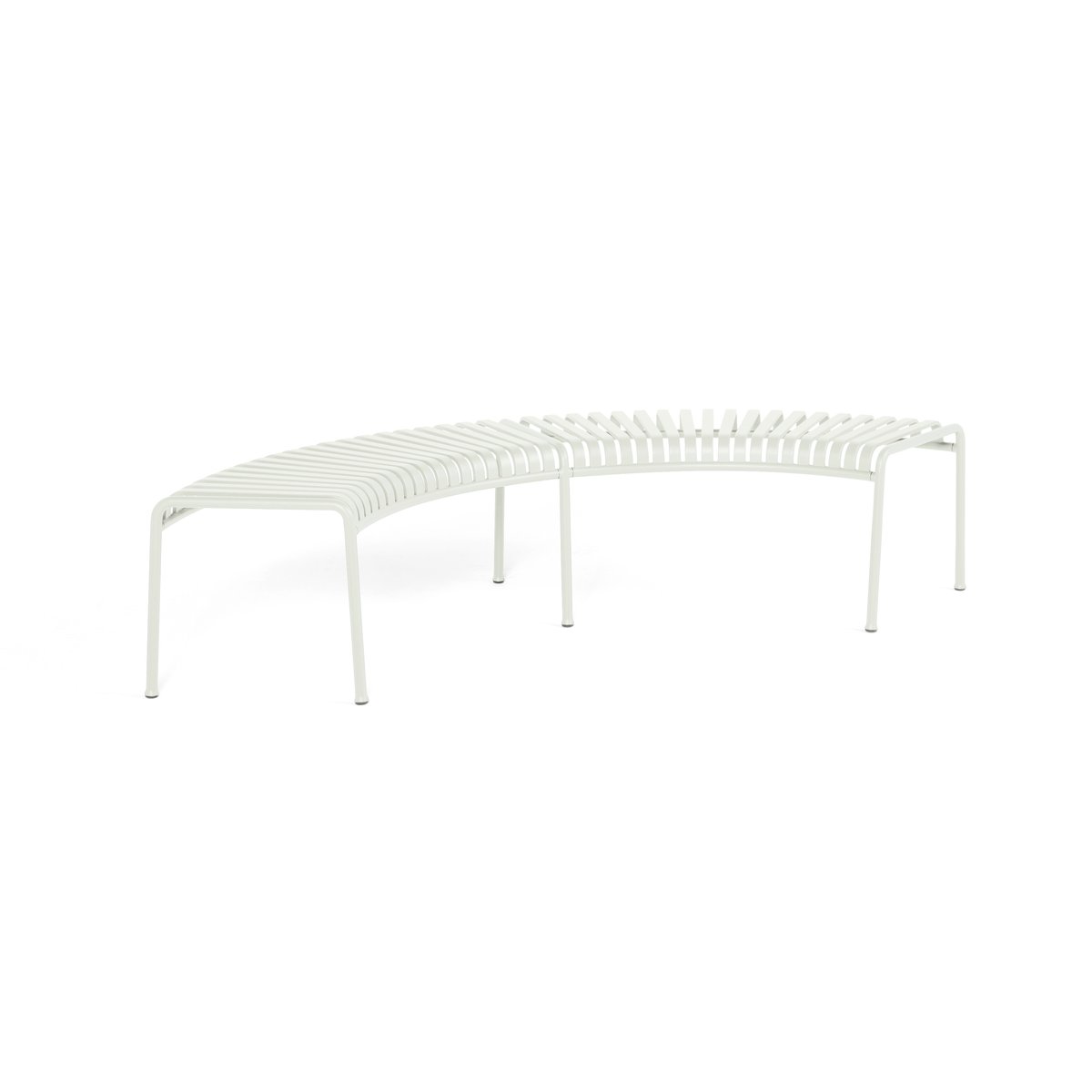 HAY Palissade park bench Cream white | Scandinavian Design | White