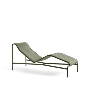 Palissade Quilted chaise lounge cushion - Olive - HAY