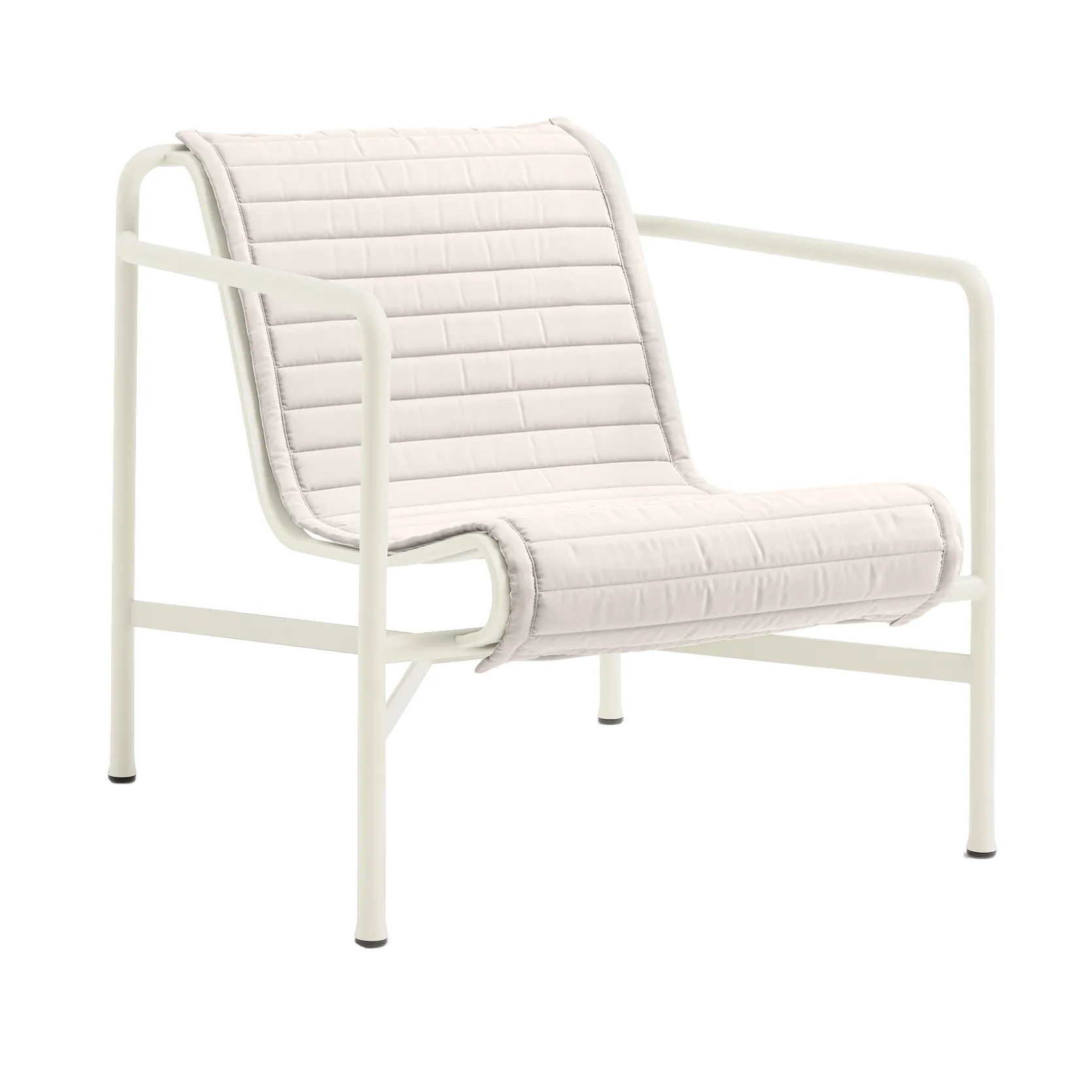 Palissade Quilted cushion, Sky grey, for lounge chair low HAY