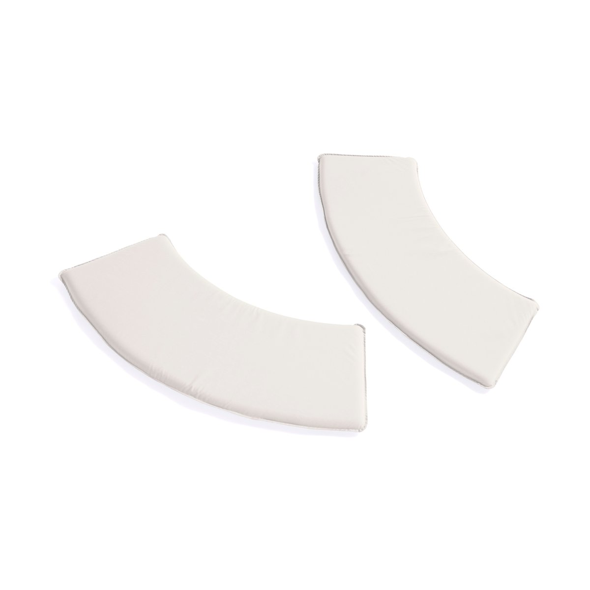 HAY Palissade seat cushion park bench in-in 2 parts Cream white