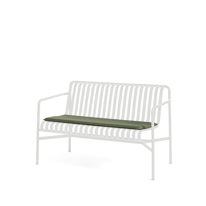Palissade seat pad for Dining bench, Olive HAY