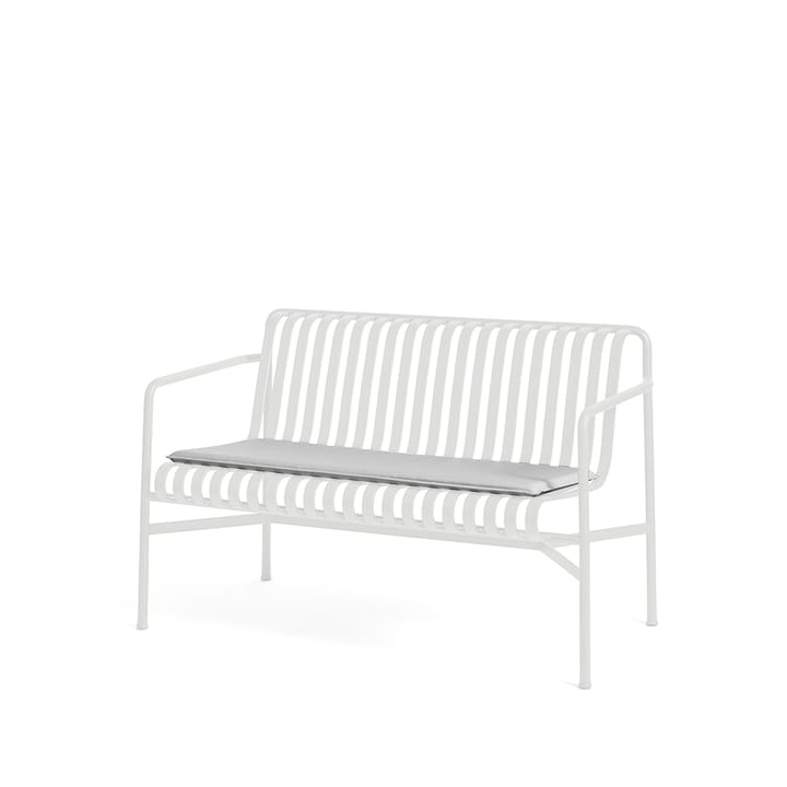 Palissade seat pad for Dining bench, Sky grey HAY