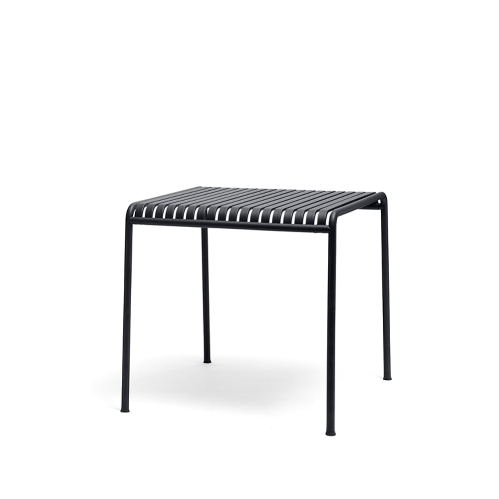 HAY Palissade table 82.5x90 cm Anthracite | Scandinavian Design | Garden tables | Black