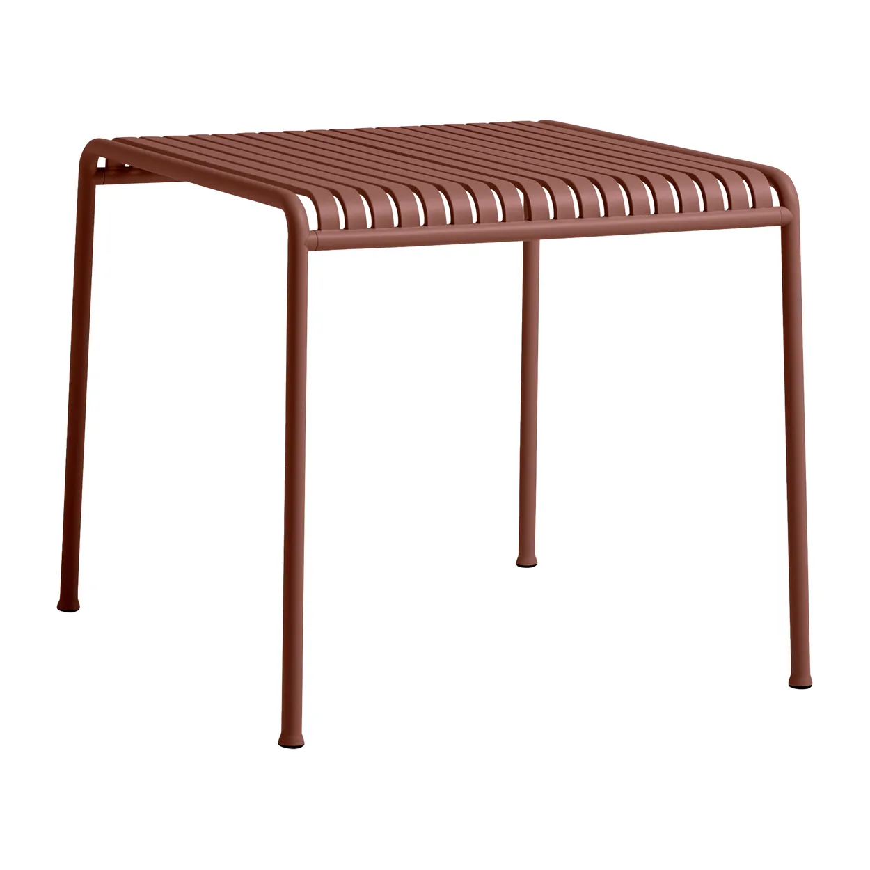 HAY Palissade table 82.5x90 cm Iron red | Scandinavian Design | Garden tables | Red