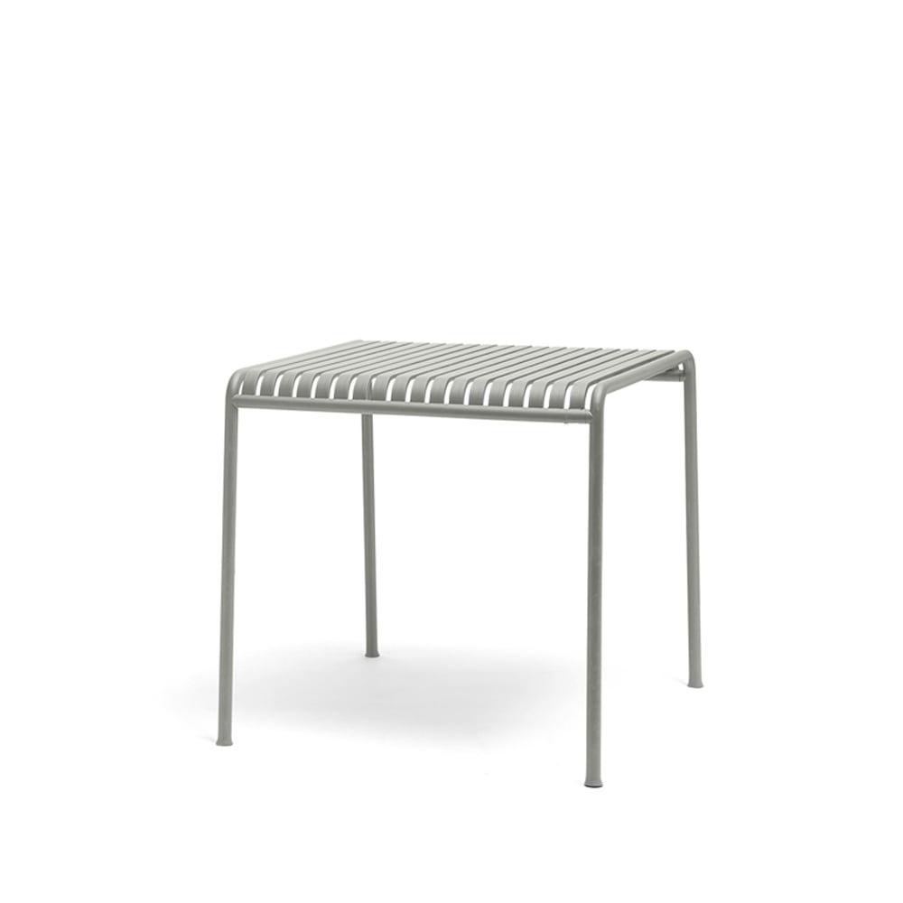 HAY Palissade table 82.5x90 cm Sky grey | Scandinavian Design | Garden tables | Grey