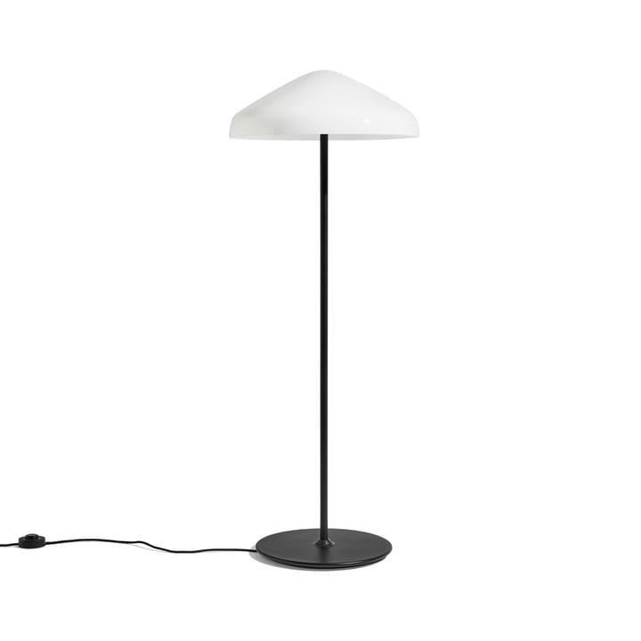 Pao Glass floor lamp - White opal glass - HAY