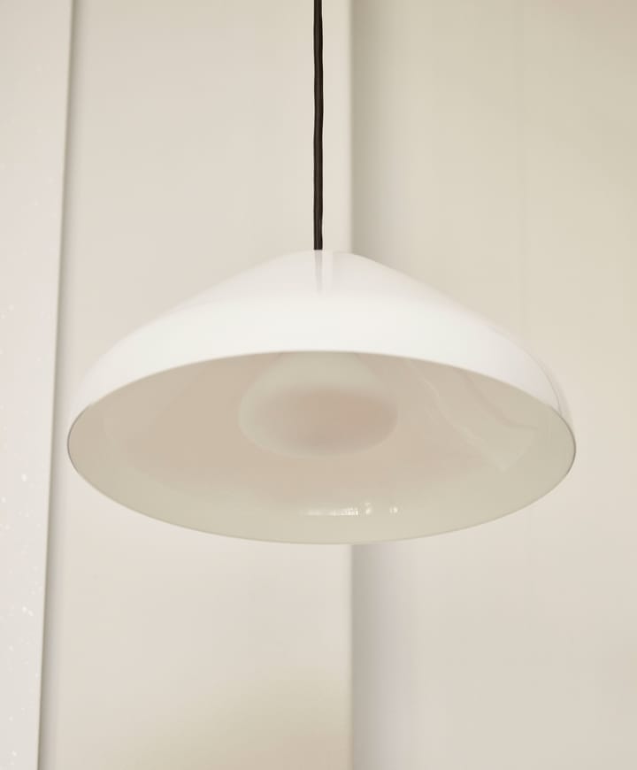 Pao Glass pendant lamp Ø35 cm - White-opalglass - HAY