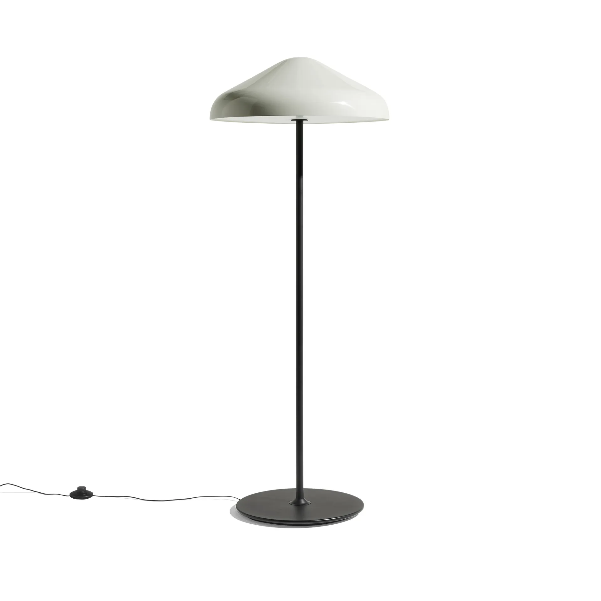 Pao Steel floor lamp 47 cm, Cool grey HAY