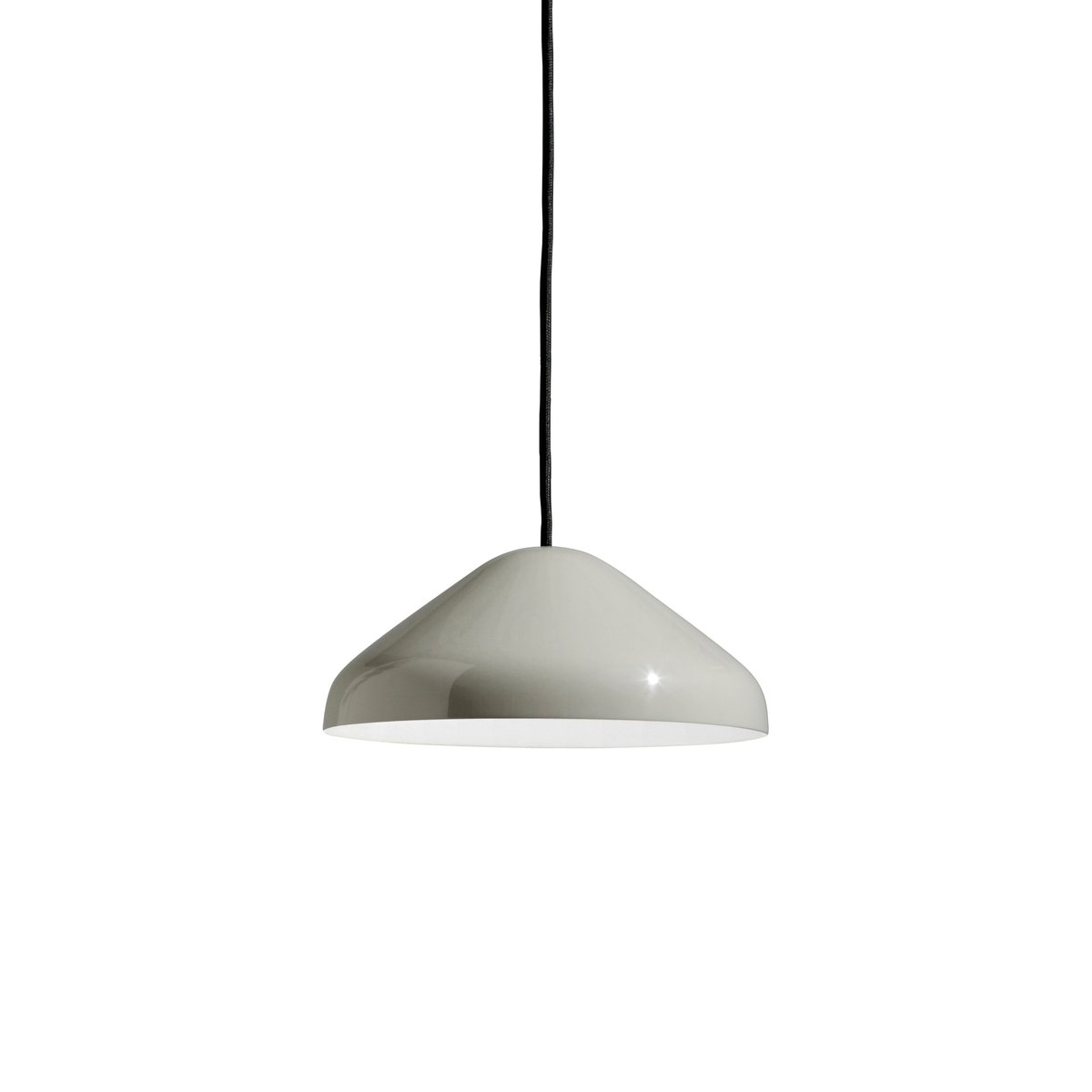 HAY Pao Steel pendant lamp o23 cm Cool grey | Scandinavian Design | Pendant lamps | Grey