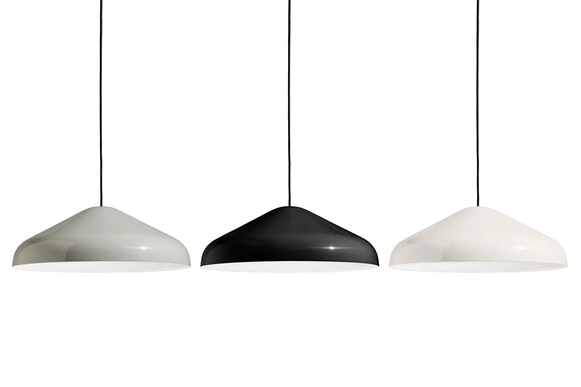 Pao Steel pendant lamp Ø47 cm, Cool grey HAY