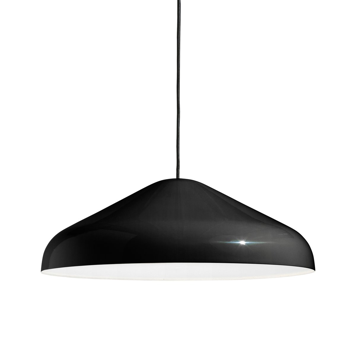 HAY Pao Steel pendant lamp o47 cm Soft black | Scandinavian Design | Pendant lamps | Black
