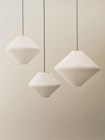 Paper Shade Diamond lampshade - Classic white, Ø50 cm - HAY