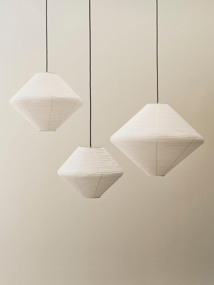 Paper Shade Diamond lampshade, Classic white, Ø80 cm HAY
