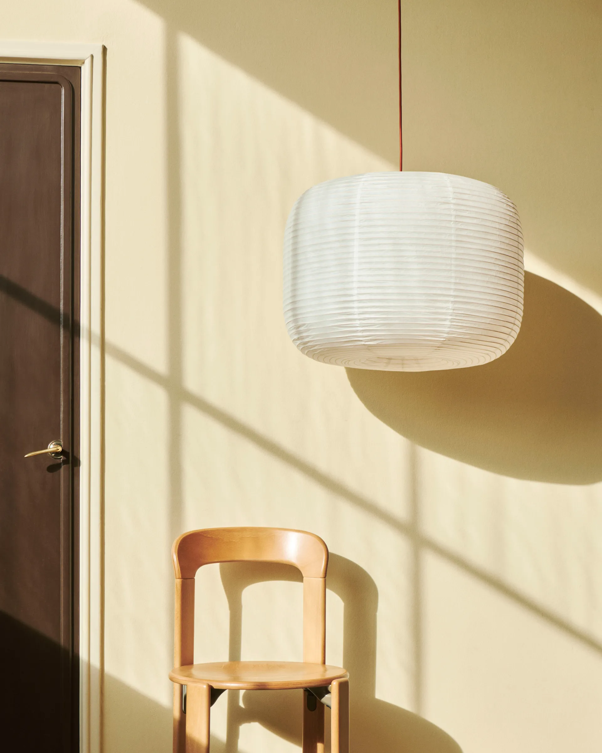 Paper Shade Donut lampshade, Classic white Ø80 HAY
