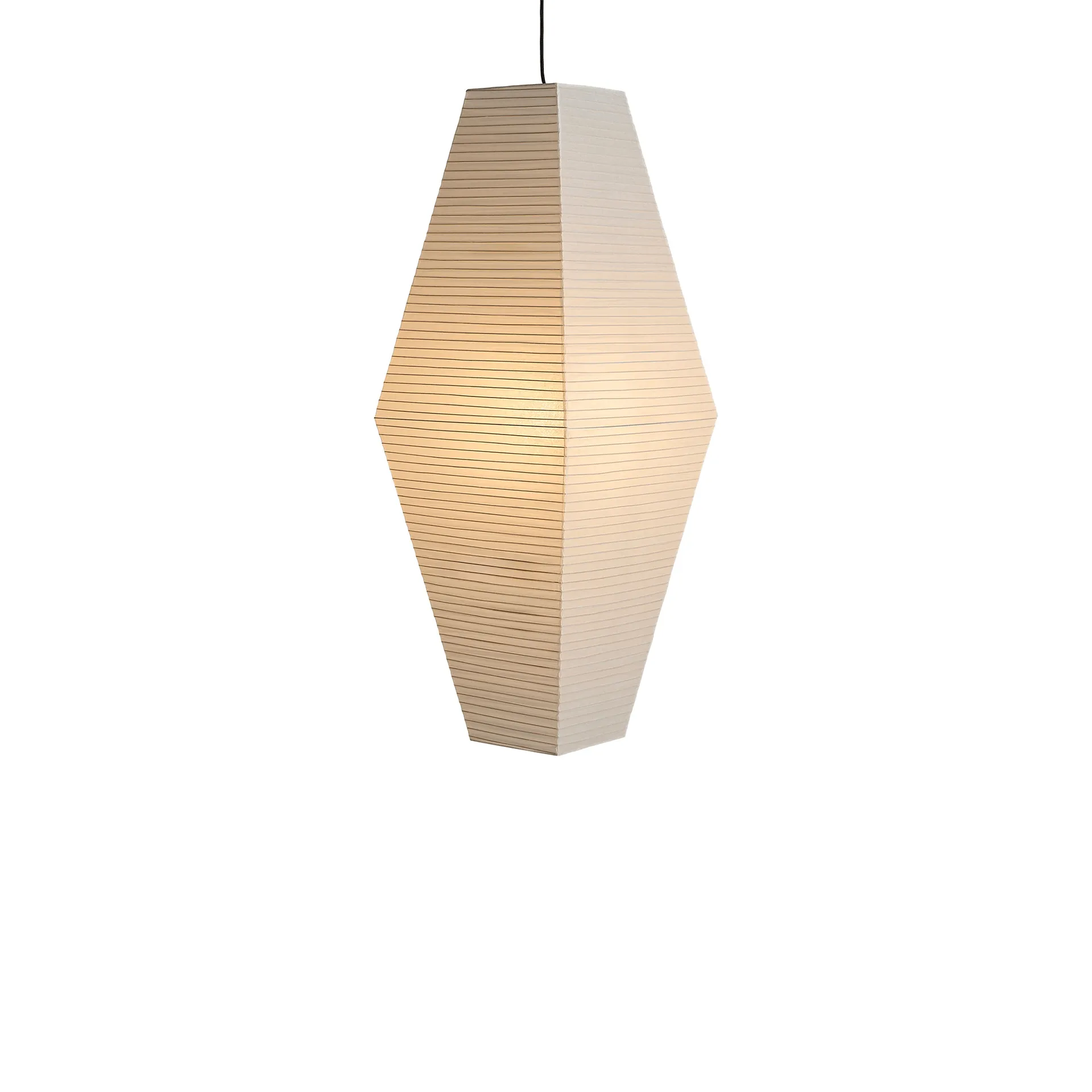 Paper Shade Prism lampshade, Classic white, 40x110 cm HAY