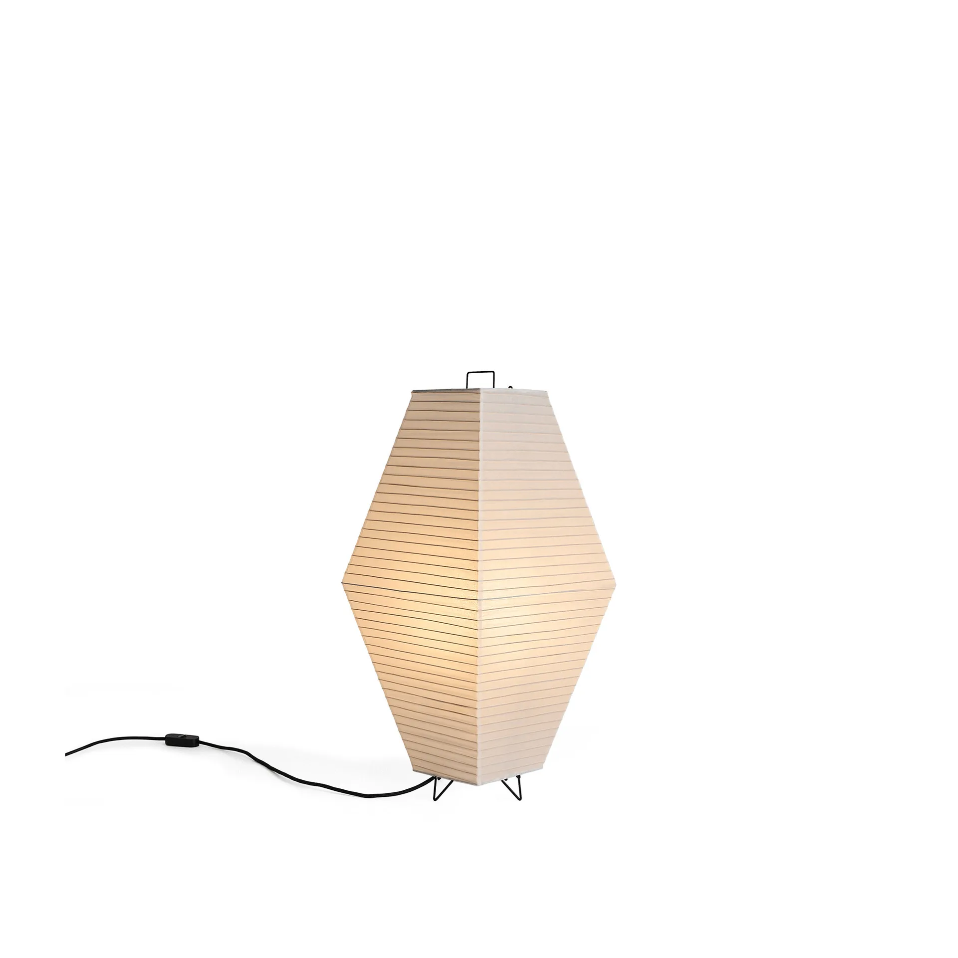 Paper Shade Prism lampshade for floor-table lamp, Classic white, 30x66 cm HAY