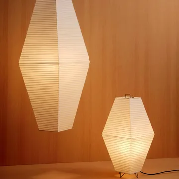 Paper Shade Prism lampshade for floor-table lamp - Classic white, 30x66 cm - HAY