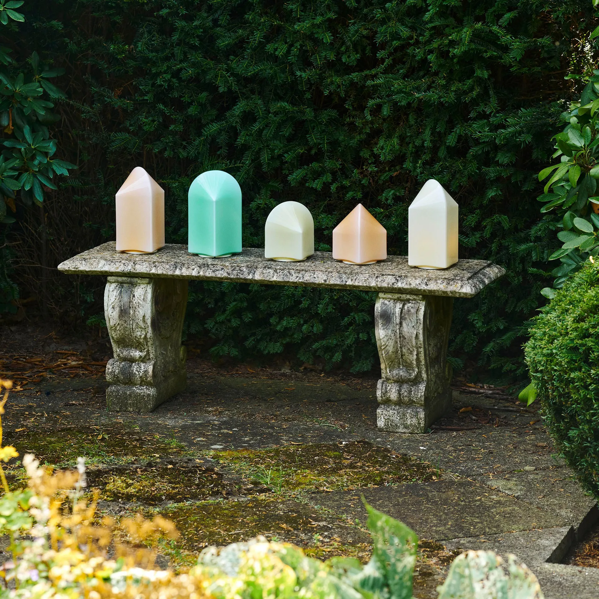 Parade Portable table lamp 24 cm, Seafoam green HAY