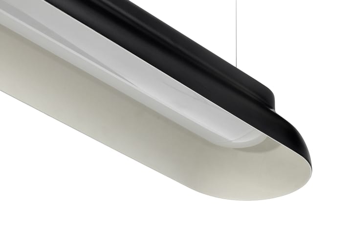 PC Linear pendant lamp - Soft black - HAY