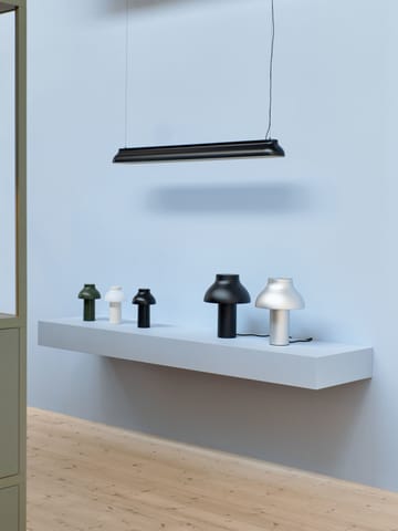 PC Linear pendant lamp - Soft black - HAY