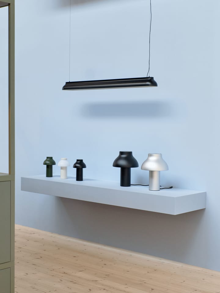 PC Linear pendant lamp - Soft black - HAY