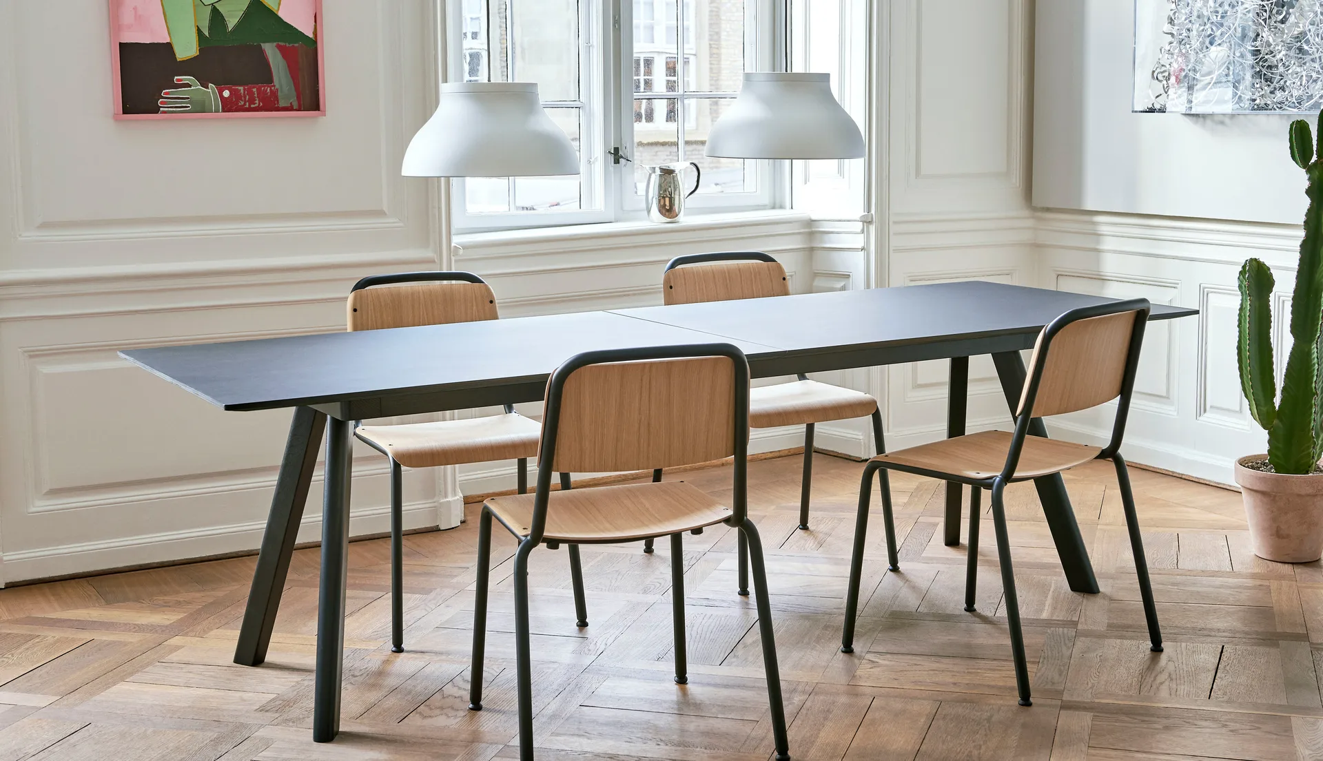 PC pendant lamp M Ø40 cm, Aluminium HAY