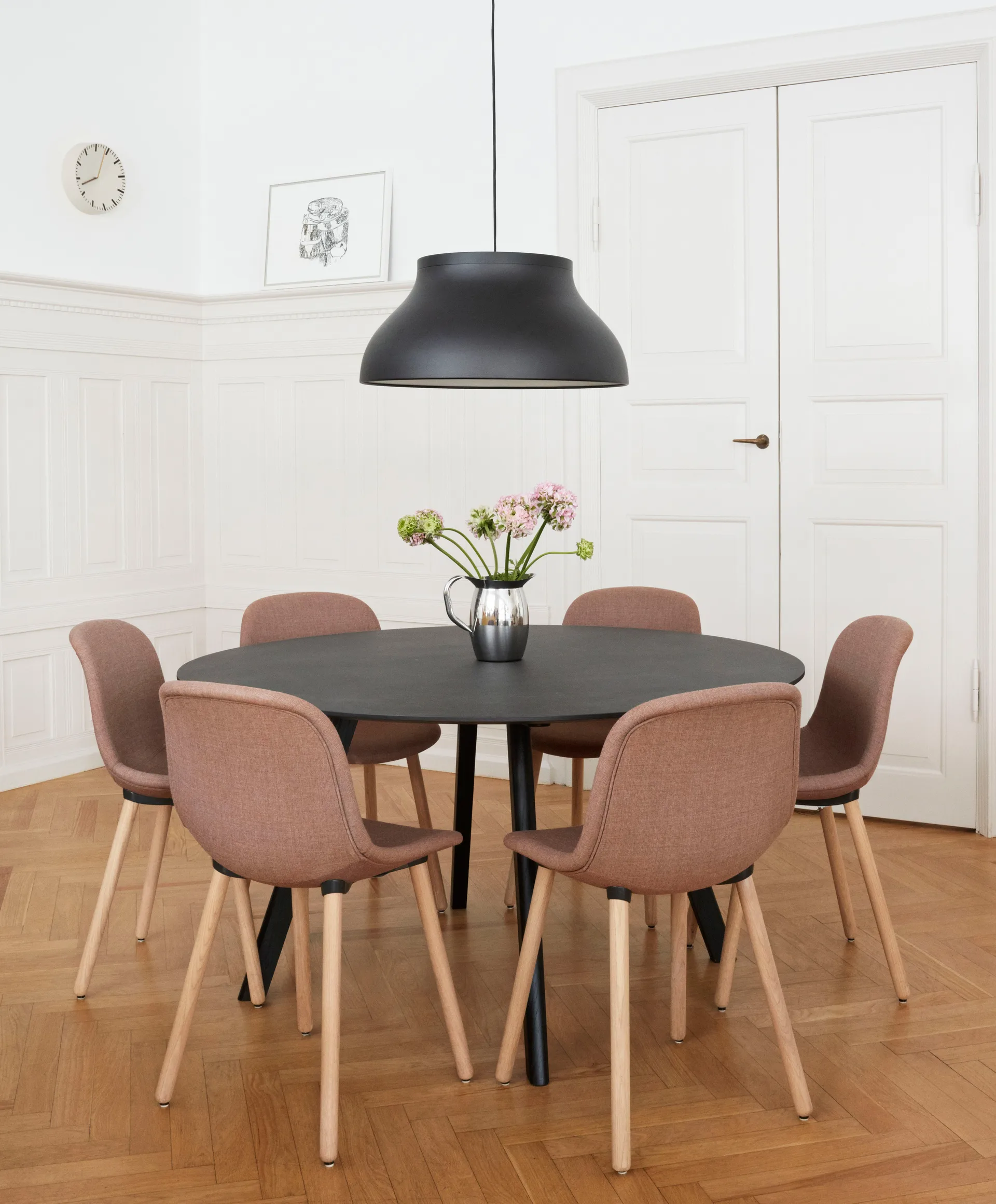 PC pendant pendant lamp L Ø60 cm, Soft black HAY