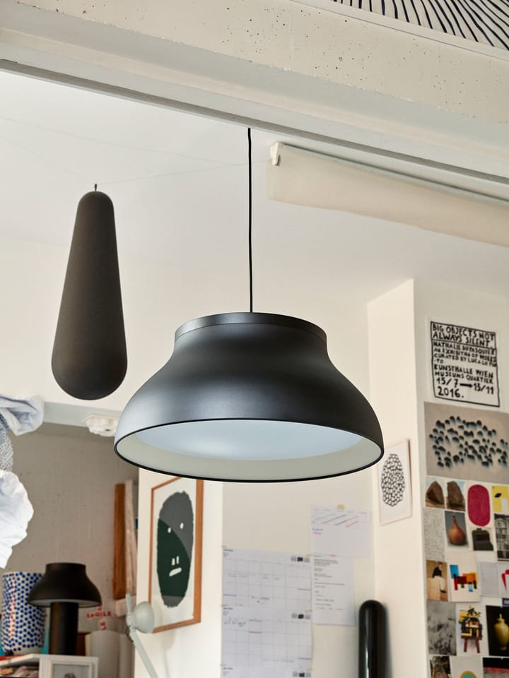 PC pendant pendant lamp L Ø60 cm - Soft black - HAY