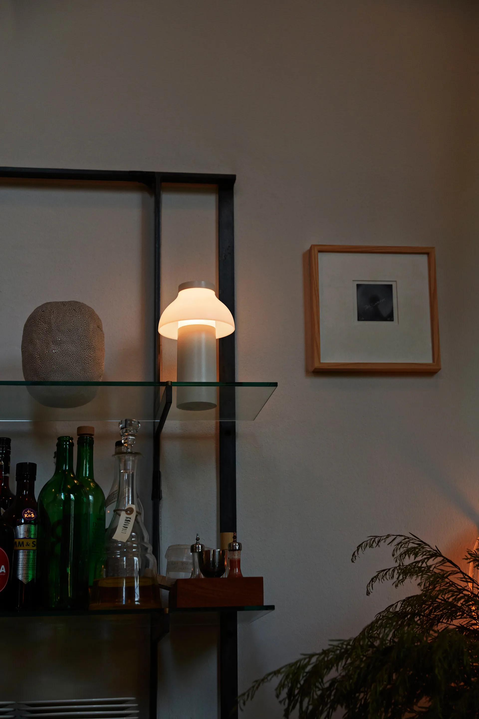 PC Portable table lamp, Cream white HAY