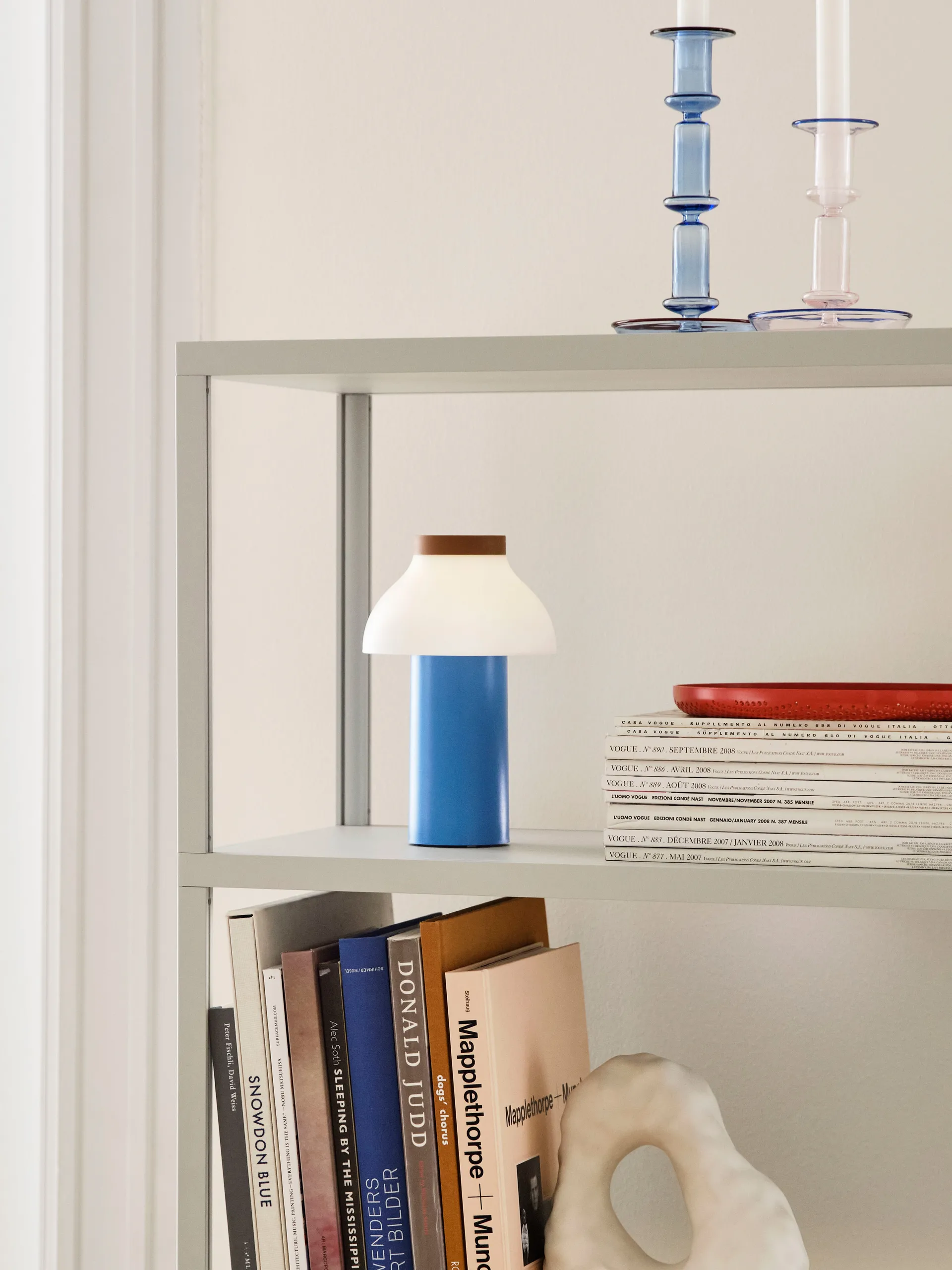 PC Portable table lamp, Sky blue HAY