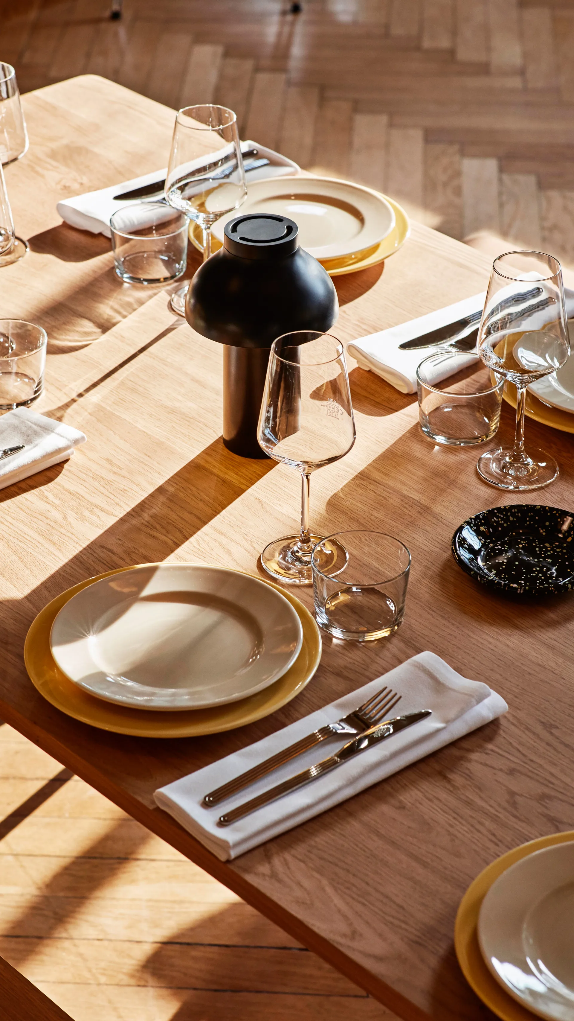 PC Portable table lamp, Soft black HAY