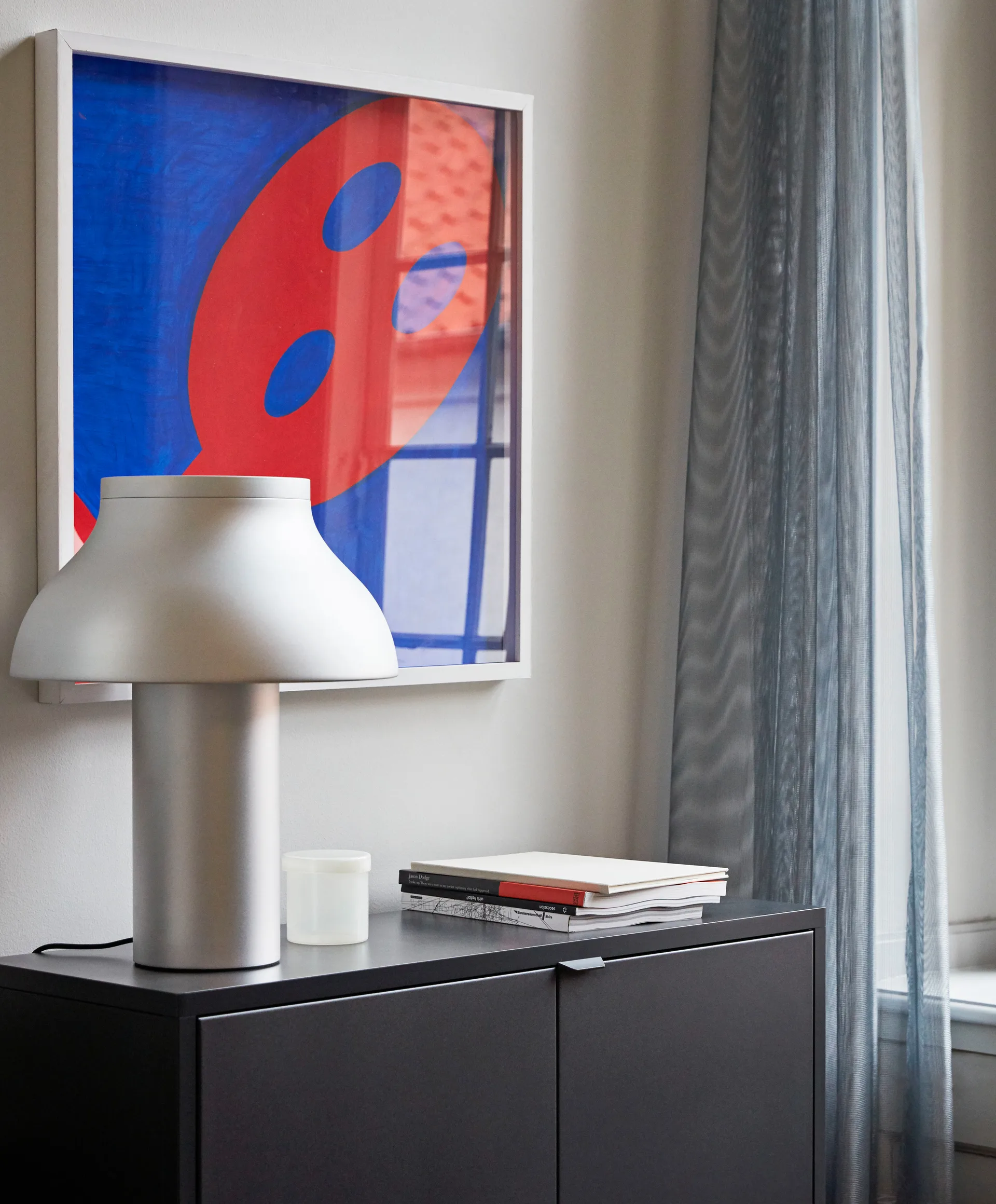 PC table table lamp L Ø40 cm, Aluminium HAY