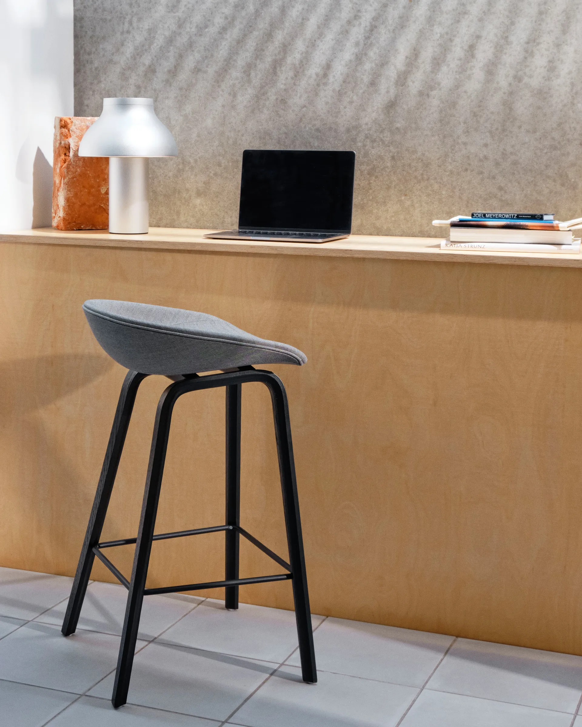 PC table table lamp S Ø25 cm, Aluminium HAY