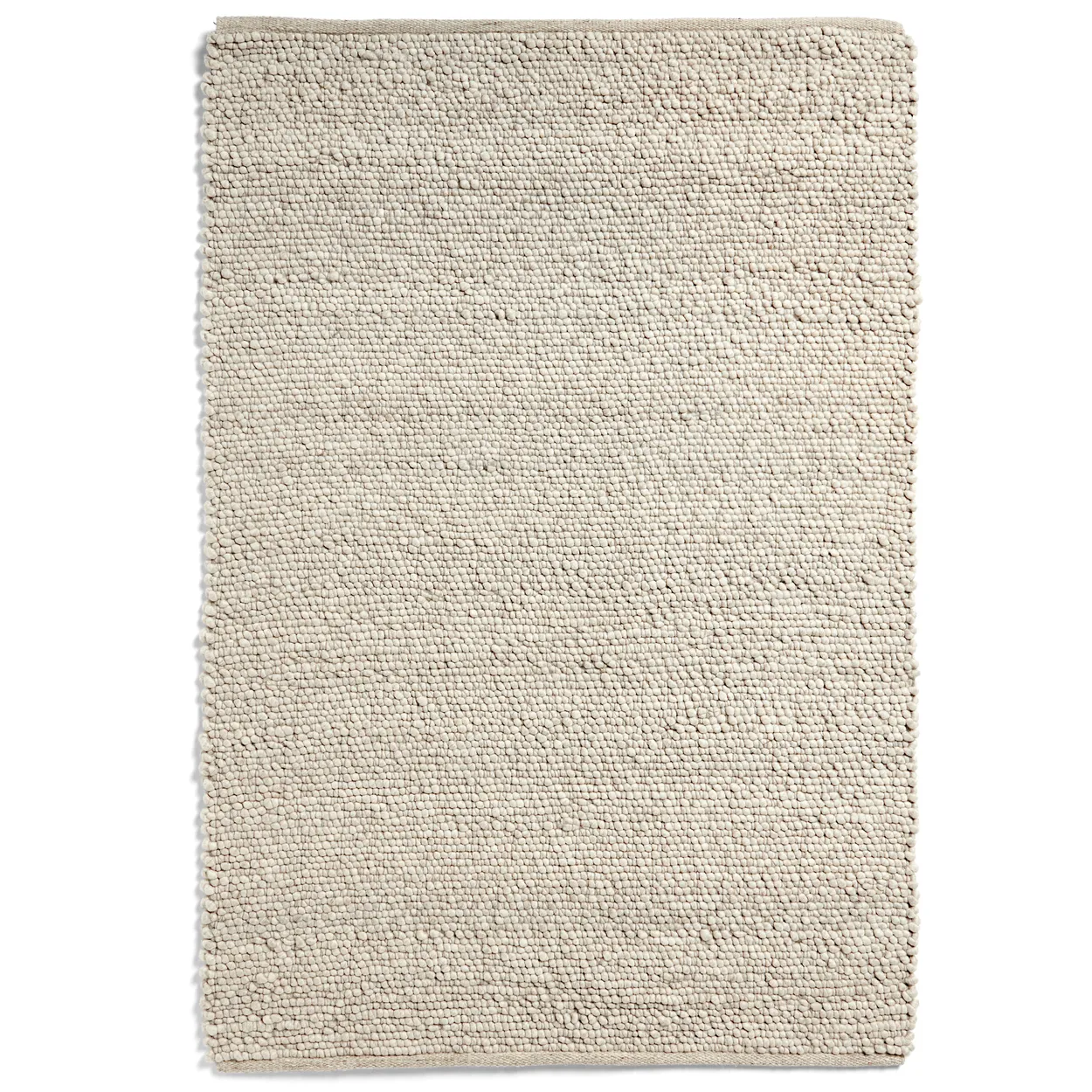 HAY Peas Random wool rug 140x200 cm Soft grey | Scandinavian Design | Wool rugs | Grey