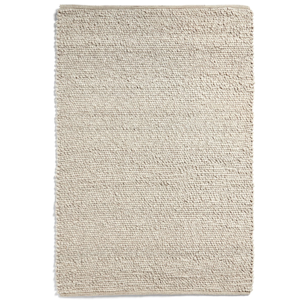 HAY Peas Random wool rug 140x200 cm Soft grey | Scandinavian Design | Wool rugs | Grey