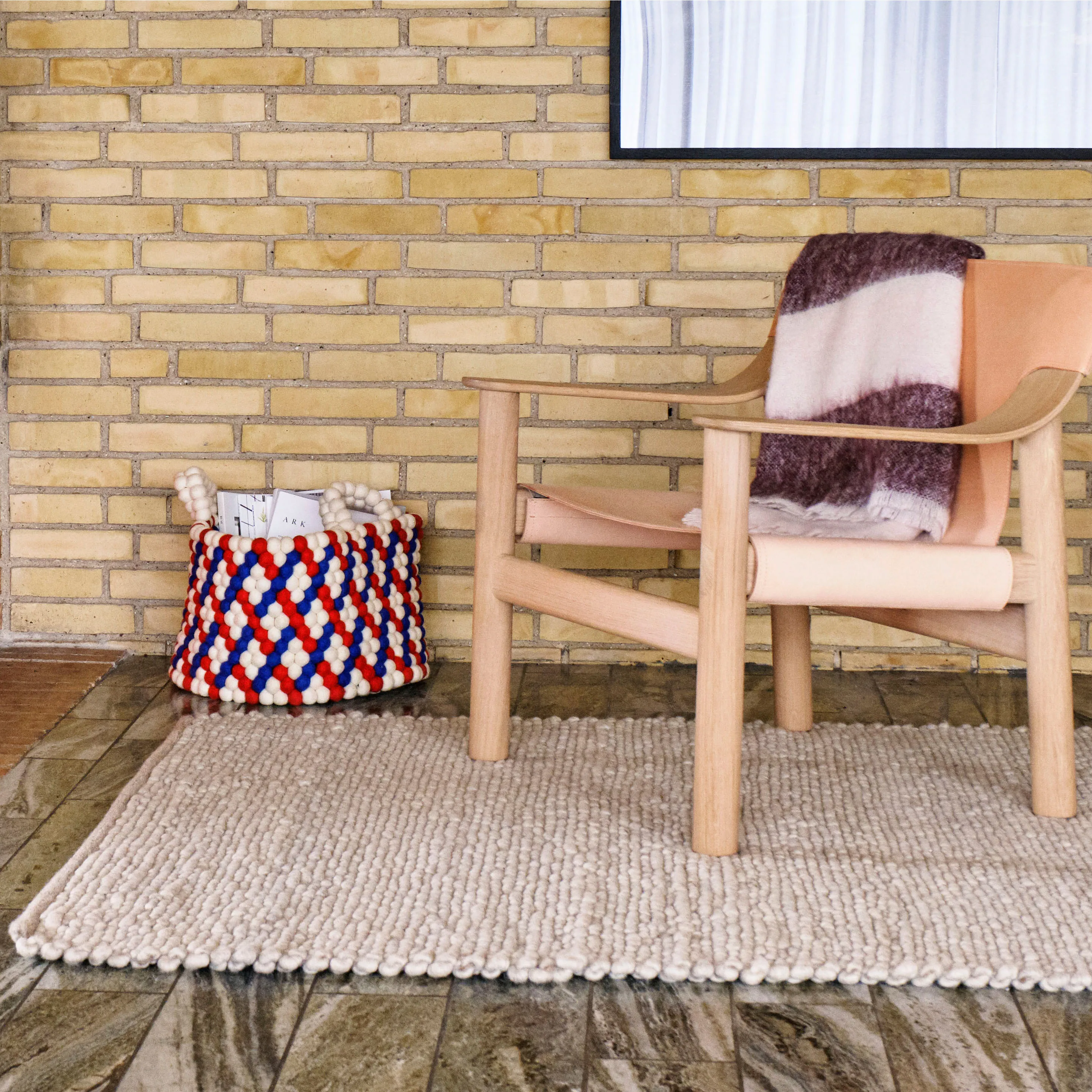 Peas Random wool rug 140x200 cm from HAY - NordicNest.com