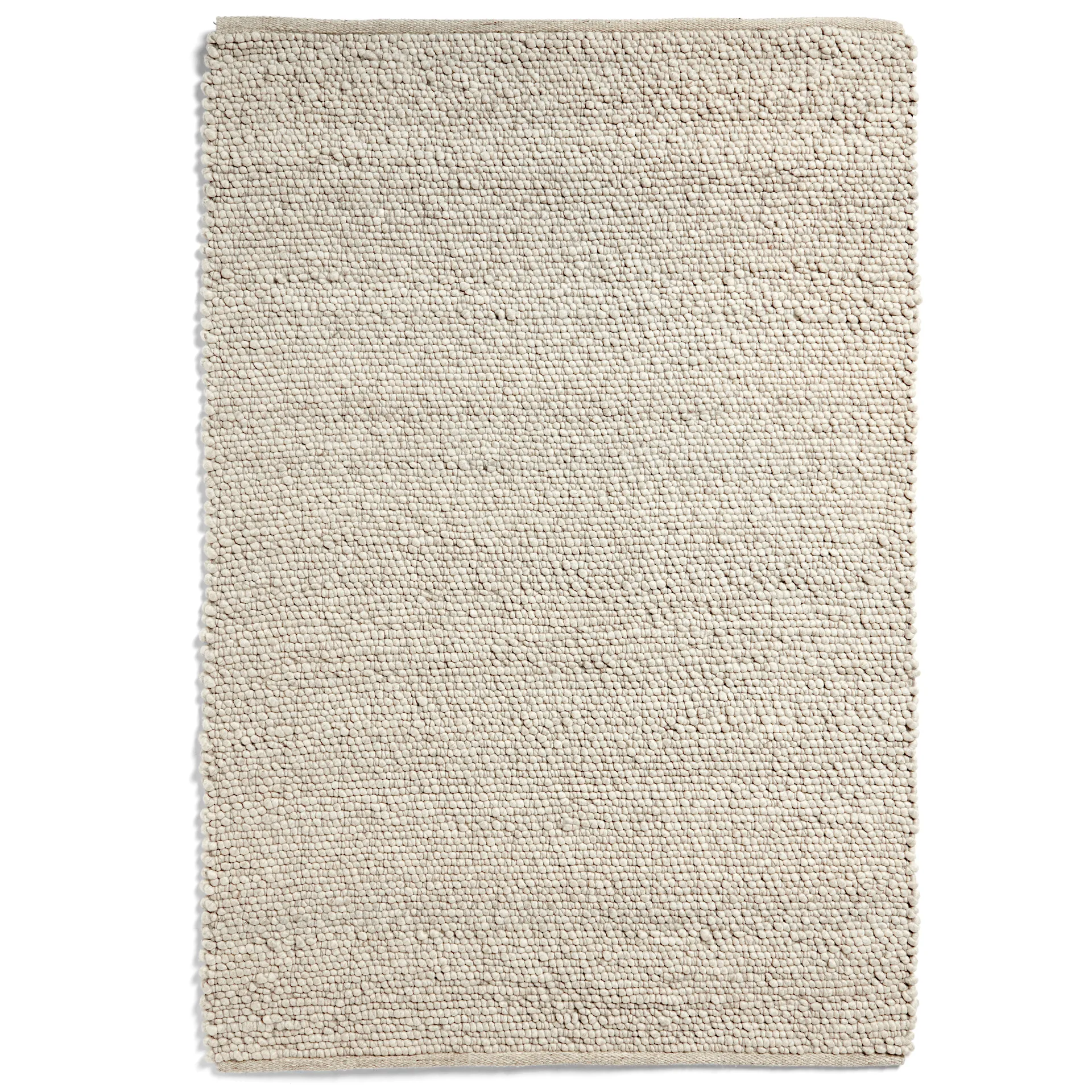 Peas Random wool rug 200x300 cm, Soft grey HAY